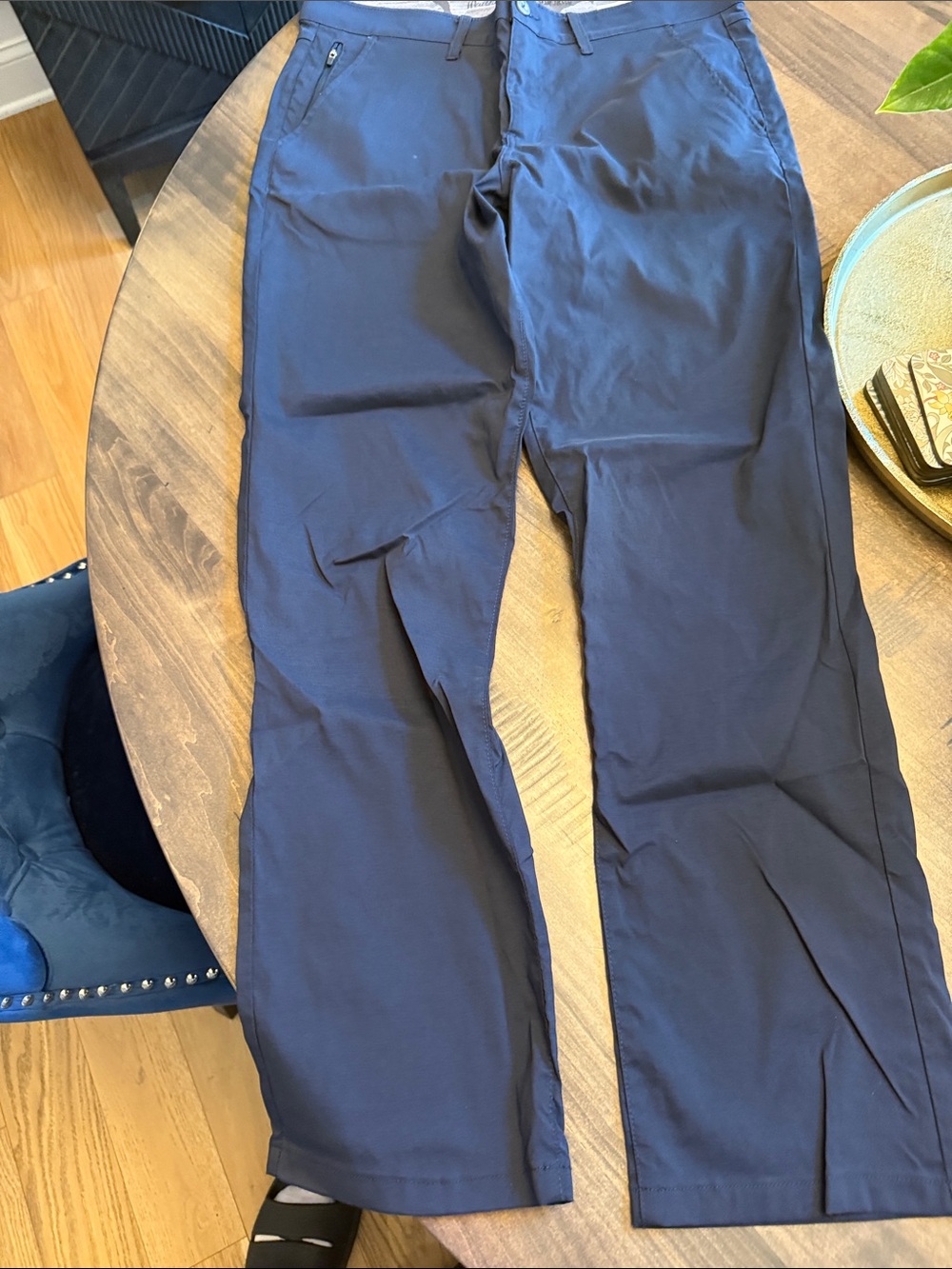Weatherproof Navy Performance Chino Pants 36x32